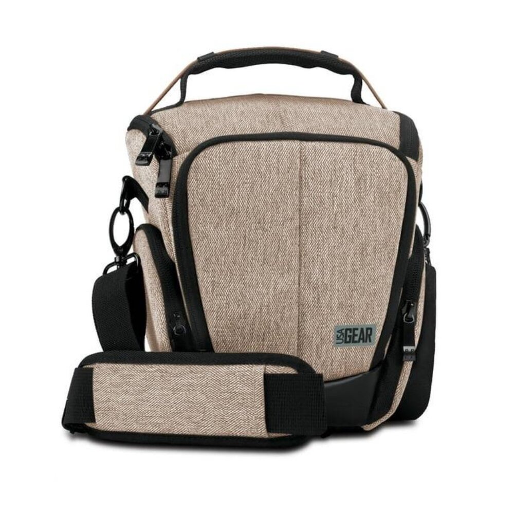 USA Gear Camera Case With Soft Cushioned Interior Zippered Accessory Pockets Adj